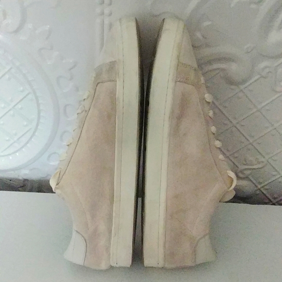 Adidas Court Vantage Originals Off white suede sneakers size 12 - Picture 4 of 8